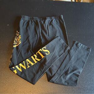 Harry Potter Hogwarts Black and Gold Kids Leggings